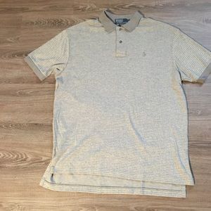 Polo Ralph Lauren Men’s Houndstooth Gray Polo